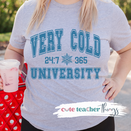 Very Cold University Tee