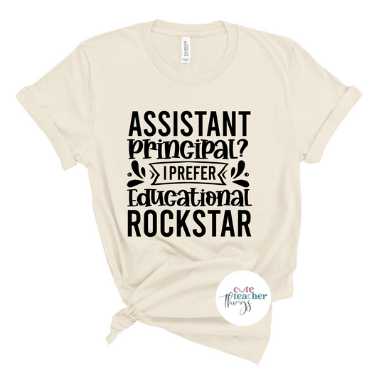 assistant principal clothing, back to school, first day of school shirt