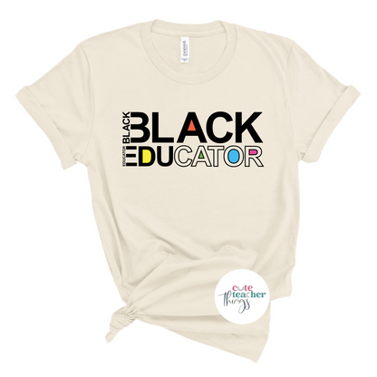 shirt for black teachers, back to school, proud black teacher shirt