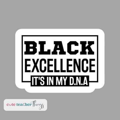 perfect gift for black educators, appreciation gift, proud black sticker