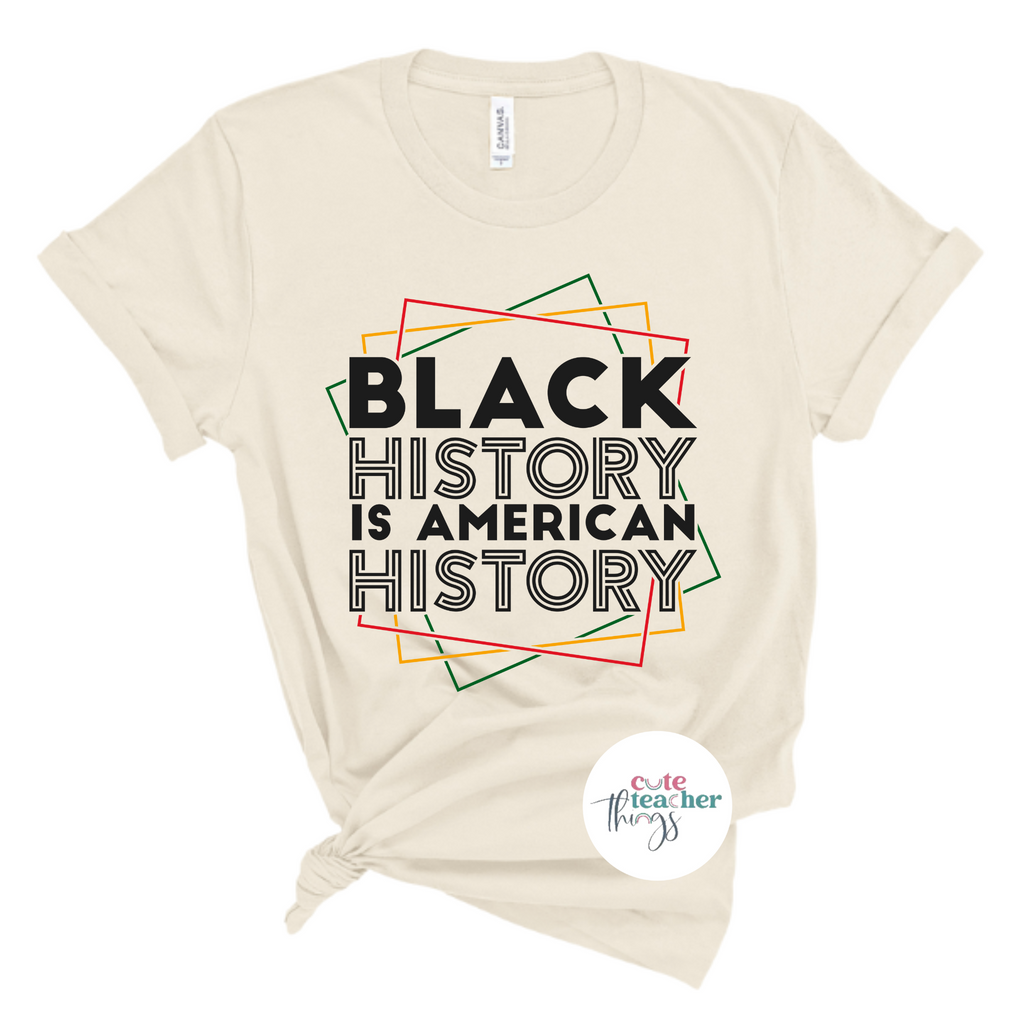 black history is american history tee, equality shirt, black pride t-shirt