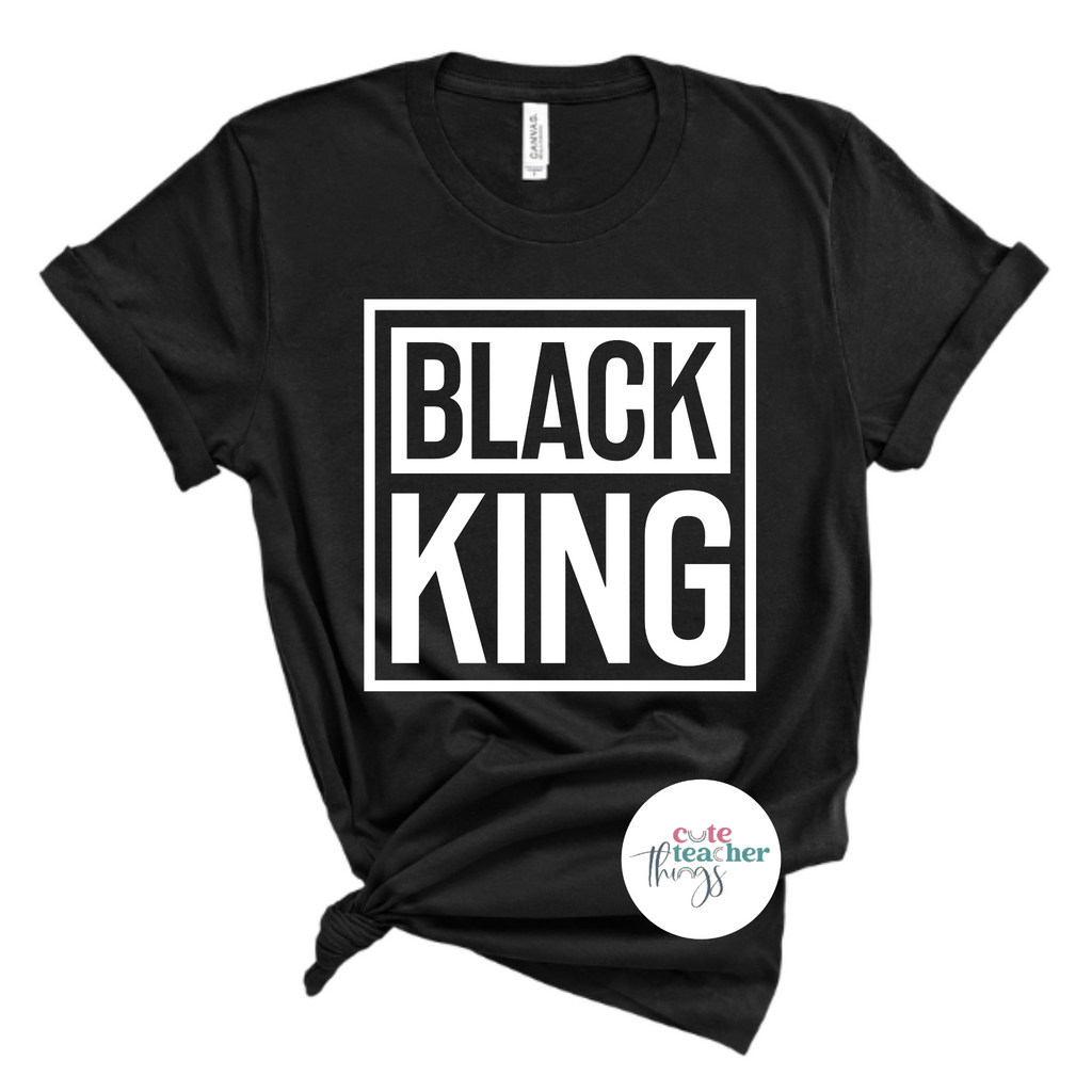 black king tee, black excellence, afrocentric men shirt
