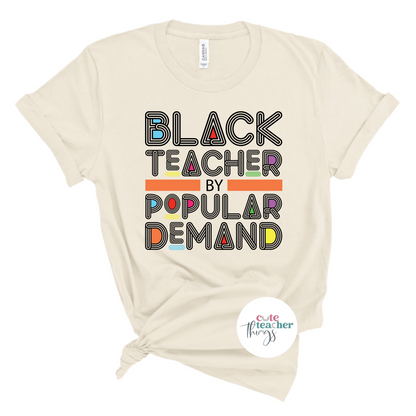 black teacher shirt, melanin teacher, aprreciation gift for black teacher