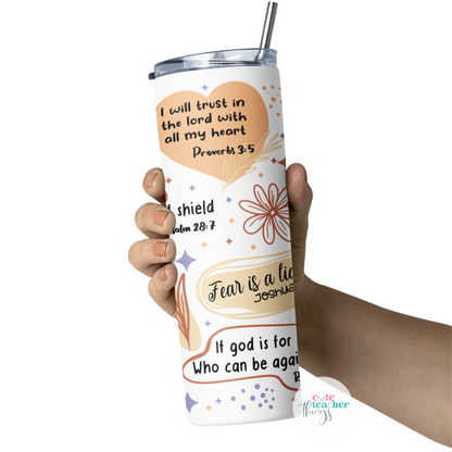 perfect gift ideas, for hot and cold beverages, daily affirmations tumbler