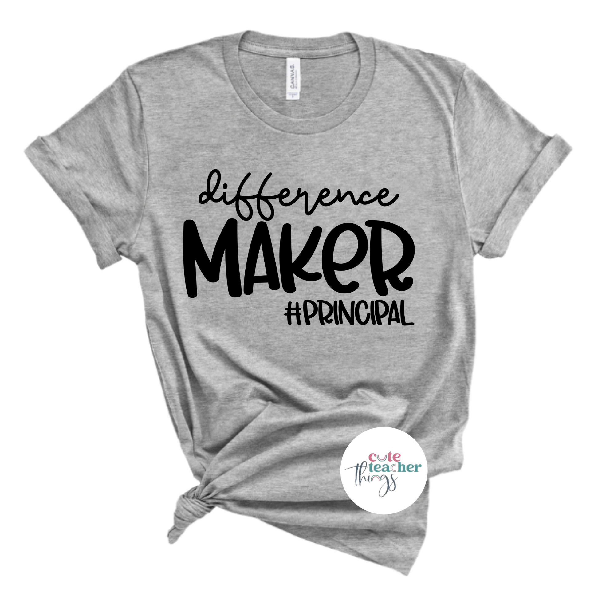 difference maker principal tee, national principals month t-shirt,  appreciation shirt