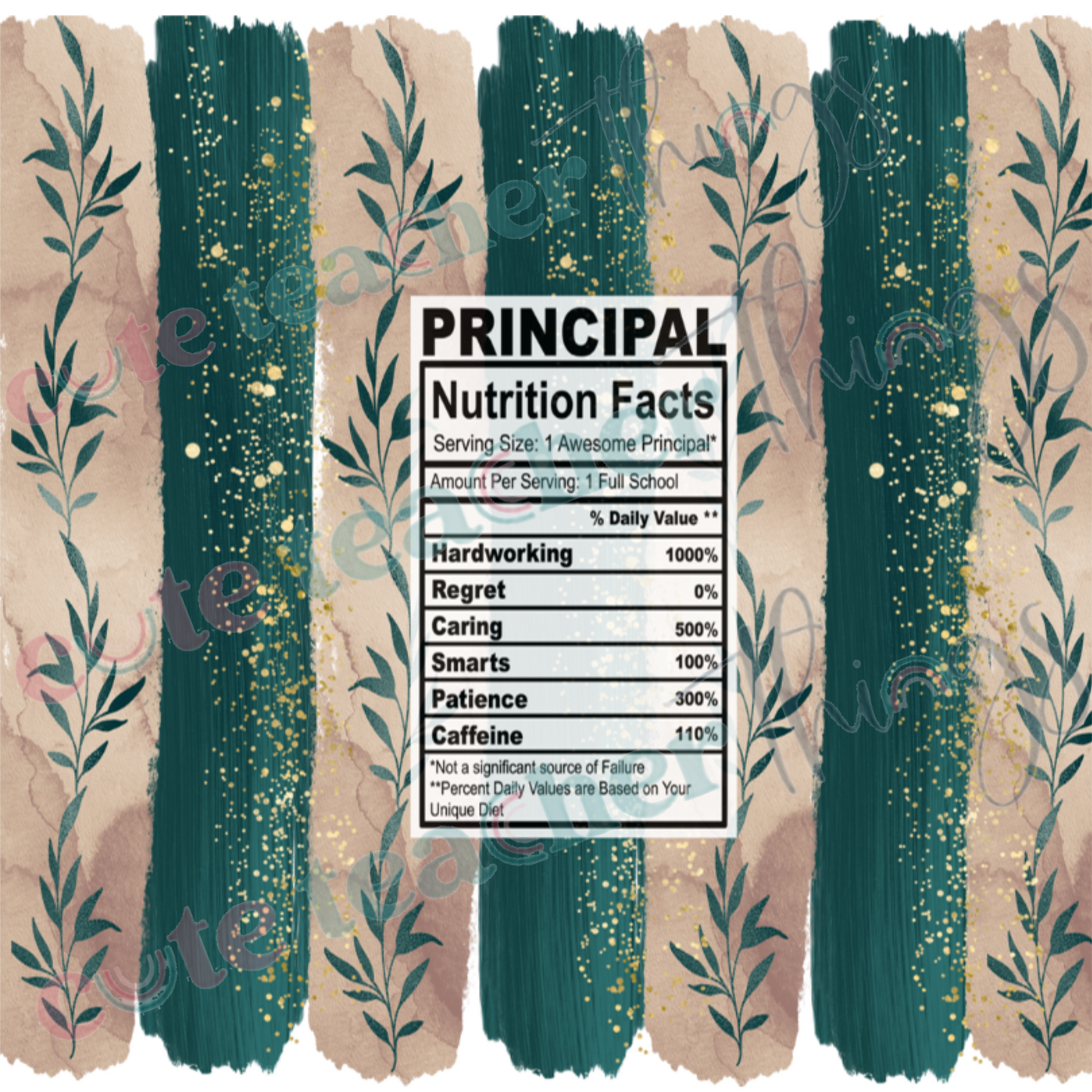 fall harvest principal nutrition facts tumbler wrap