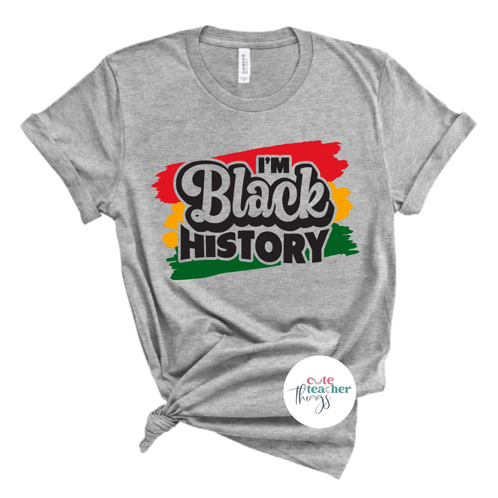 i'm black history tee, blm, juneteenth 1865 shirt