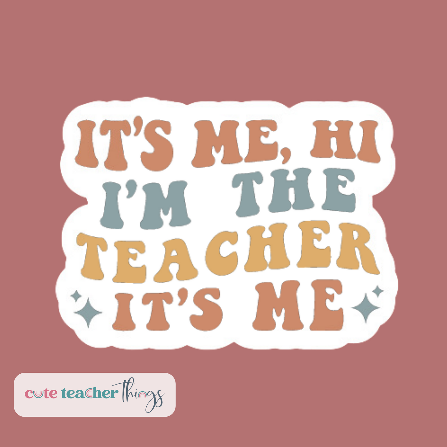 positive affirmation, back to school sticker, good vibes teacher sticker