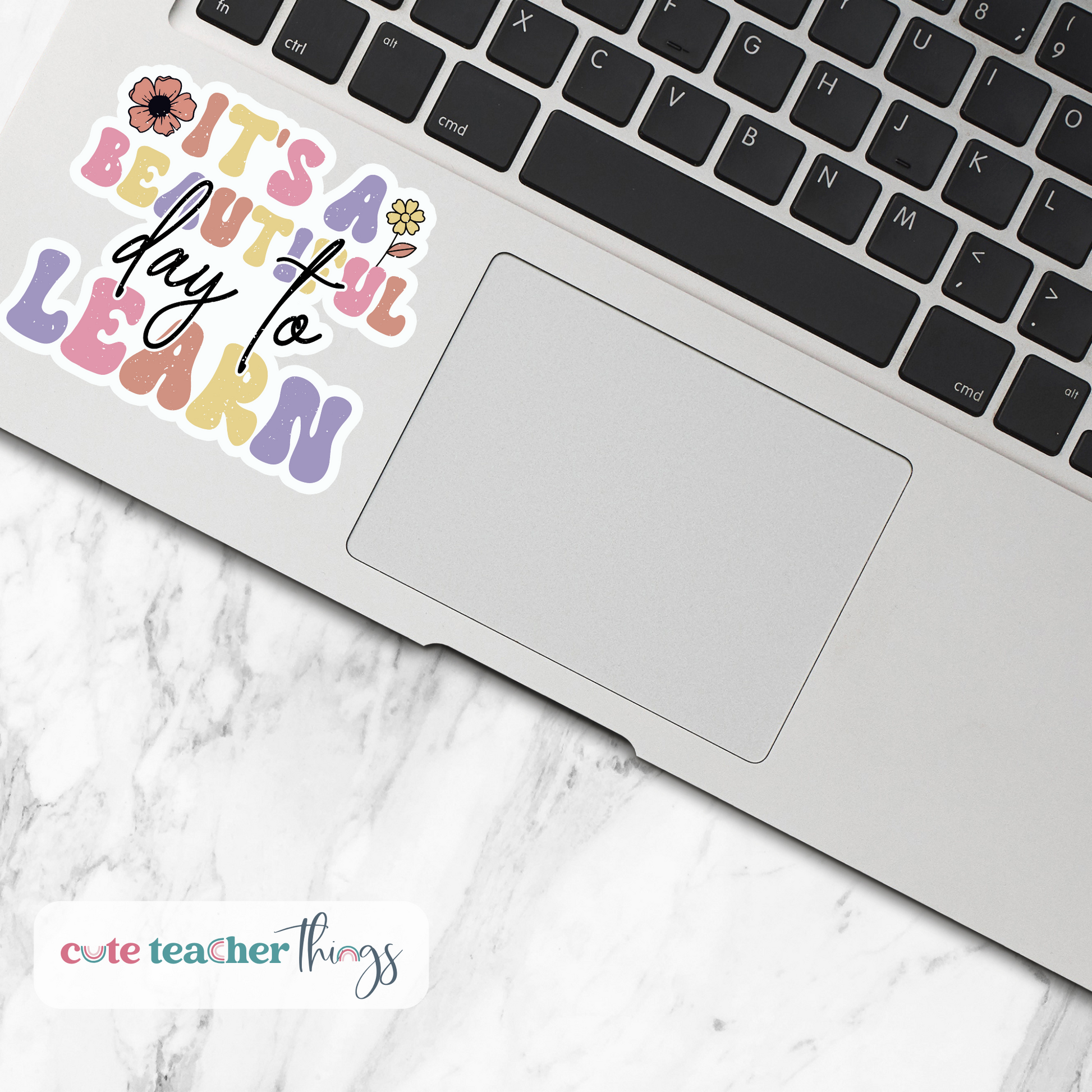 decorative sticker for teacher's laptop, water bottle, notebook, journal