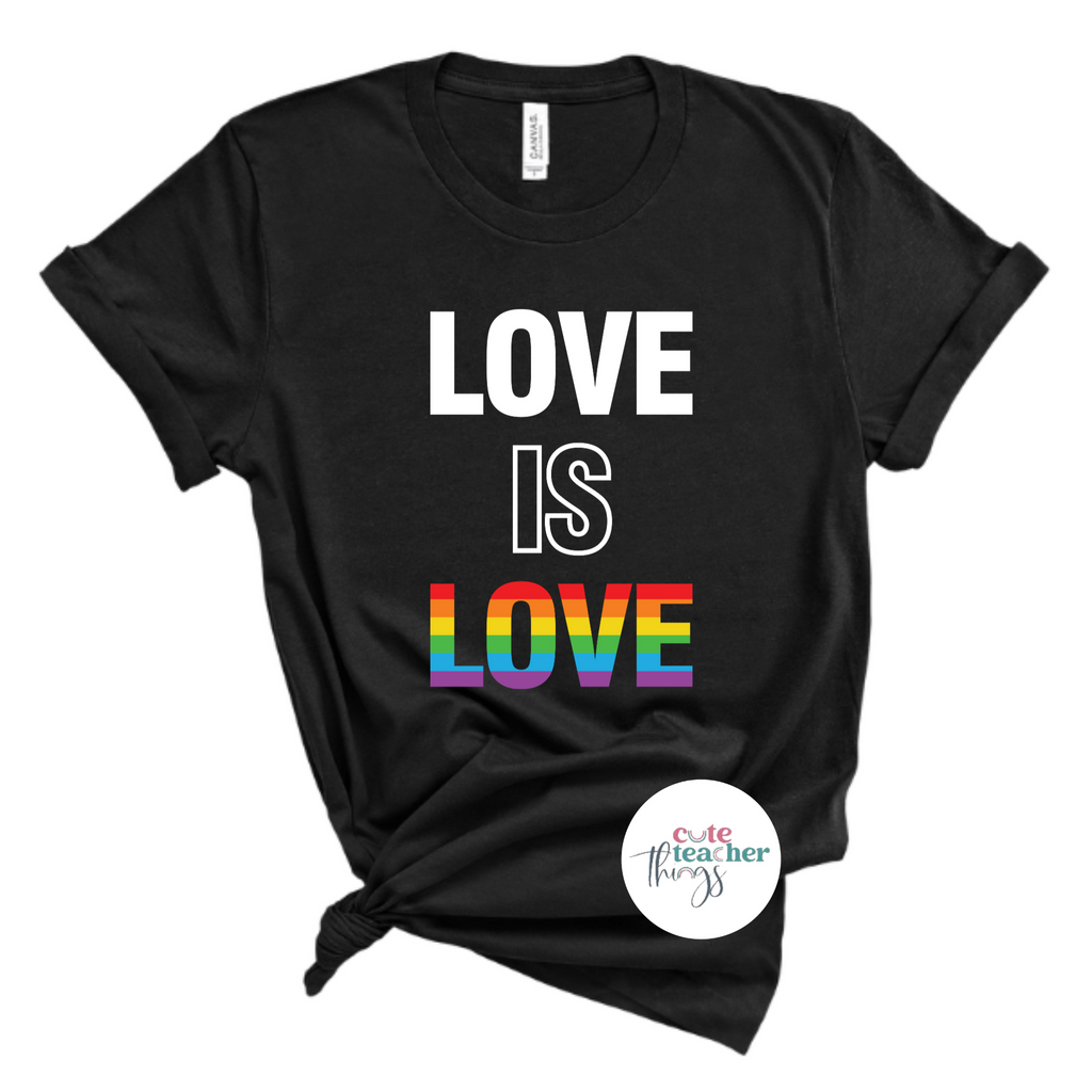 love is love tee, love shirt, pride t-shirt