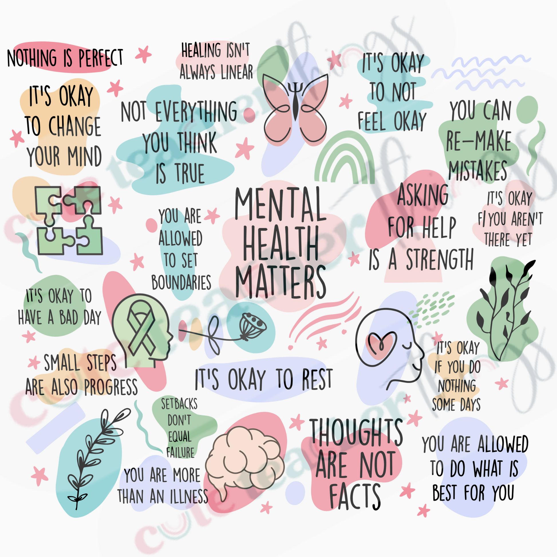 mental health matters tapered design