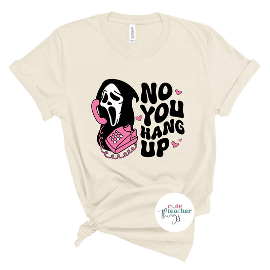 no you hang up tee, halloween gift for teachers, halloween party shirt