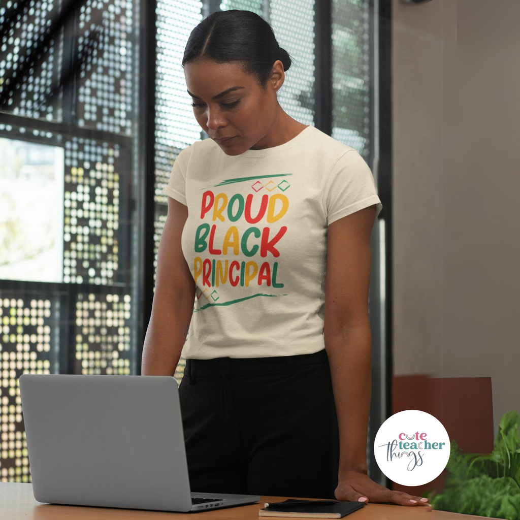 proud black principal tee, black lives matter, black pride t-shirt