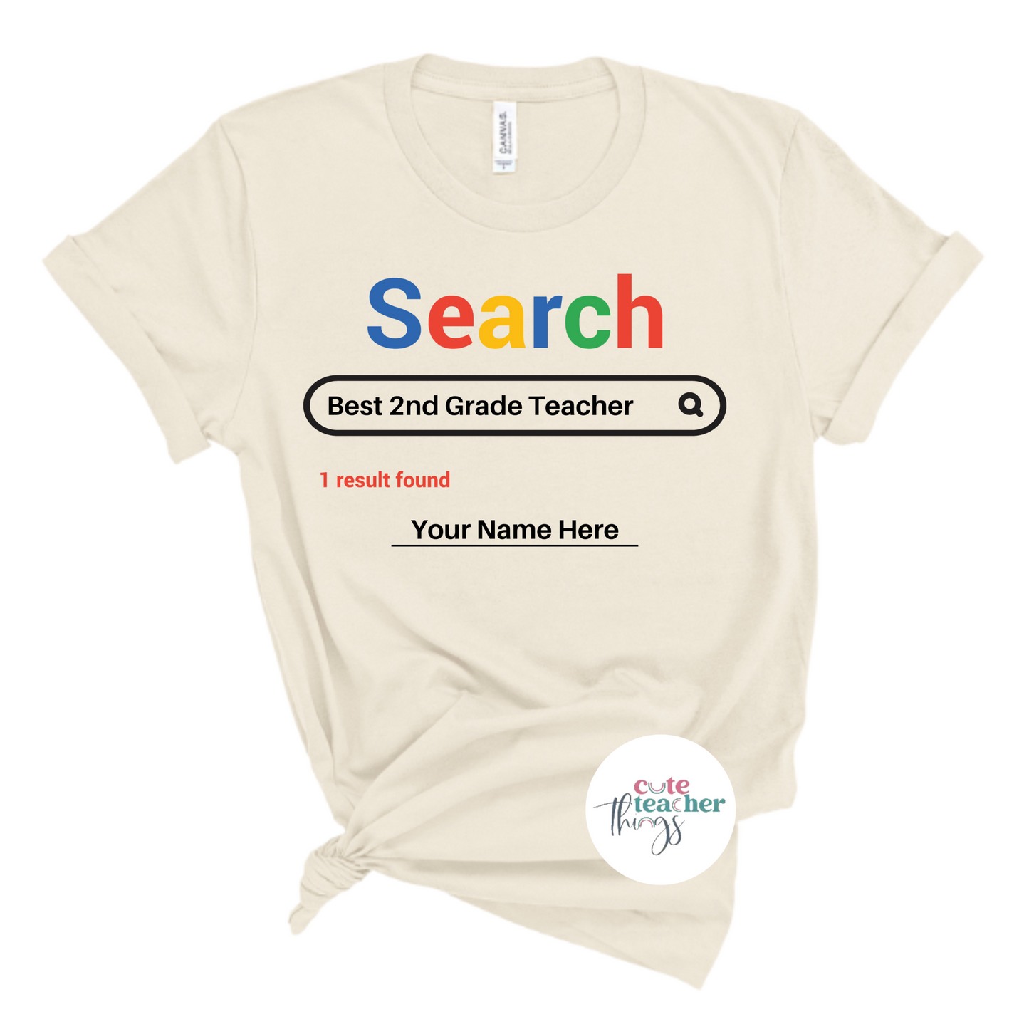 search best 2nd grade teacher tee, teacher appreciation, teacher's day gift shirt