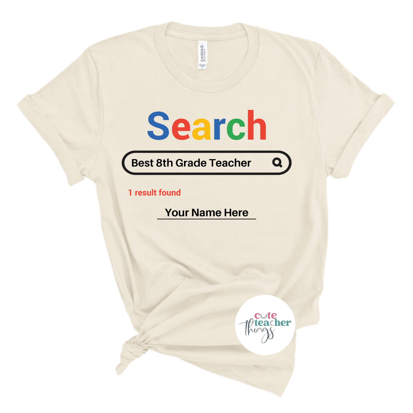 search best 8th grade teacher tee, positive daily affirmation t-shirt, teacher day shirt
