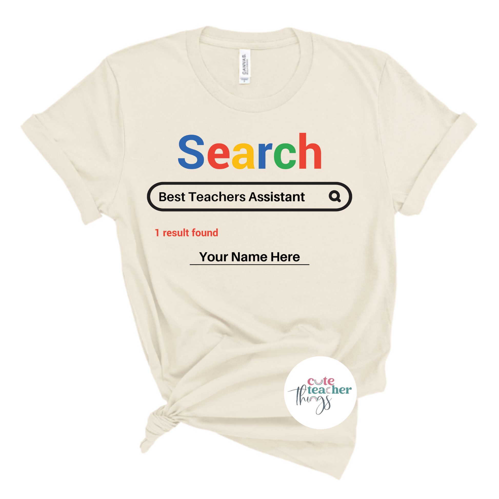 search best teachers assistant tee, teacher unisex graphic t-shirt, appreciation gift