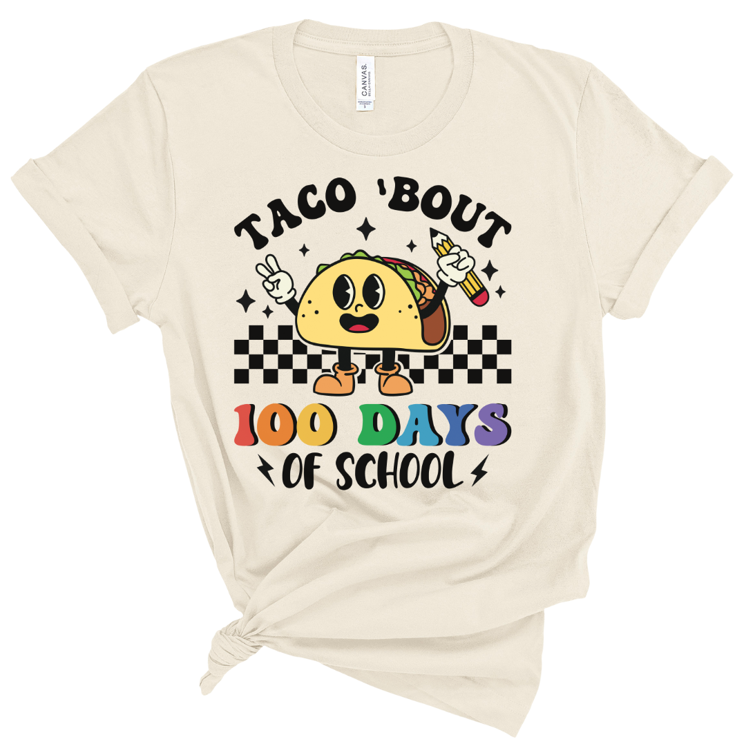 Taco' Bout 100 Days Of School Tee