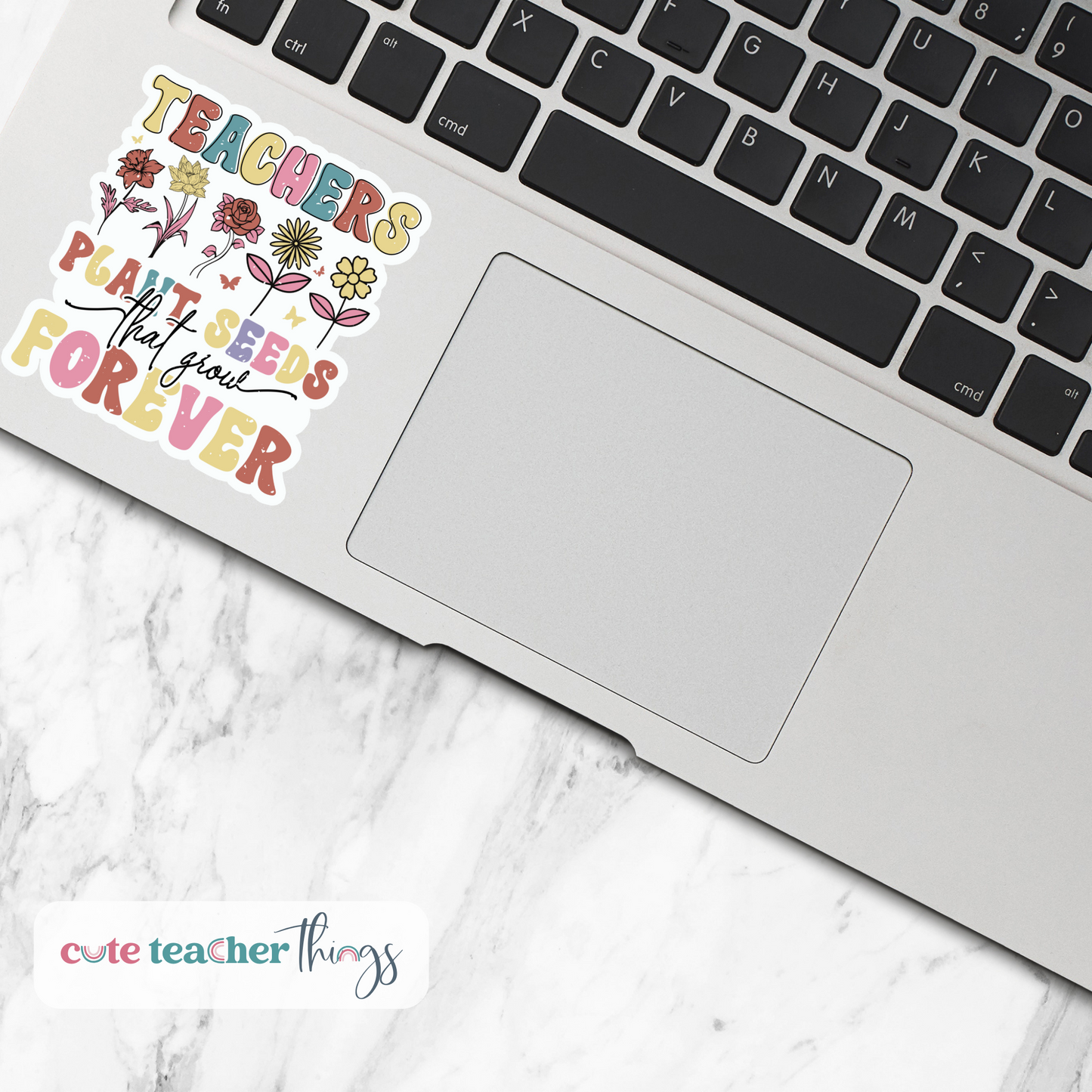 teacher decorative sticker, for laptop, tablet, cellphone cases, water bottles, tumbler,