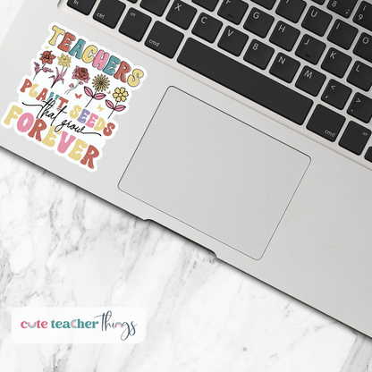 teacher decorative sticker, for laptop, tablet, cellphone cases, water bottles, tumbler,