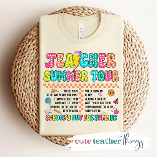 Teacher Summer Tour Tee