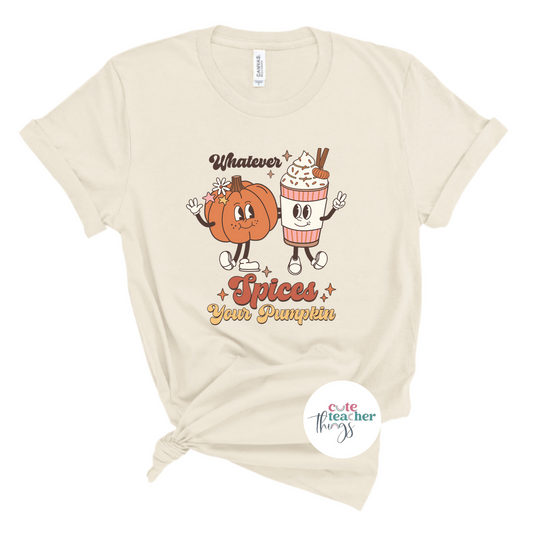 thanksgiving day gift for teachers, pumpkin shirt, for pumpkin spice lover teacher 