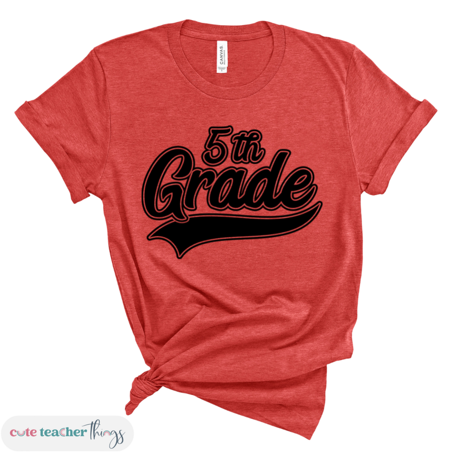 swoosh tee for 5th grade teacher