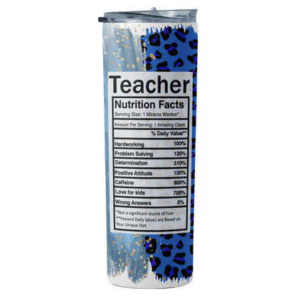 Teacher Nutrition Tumbler