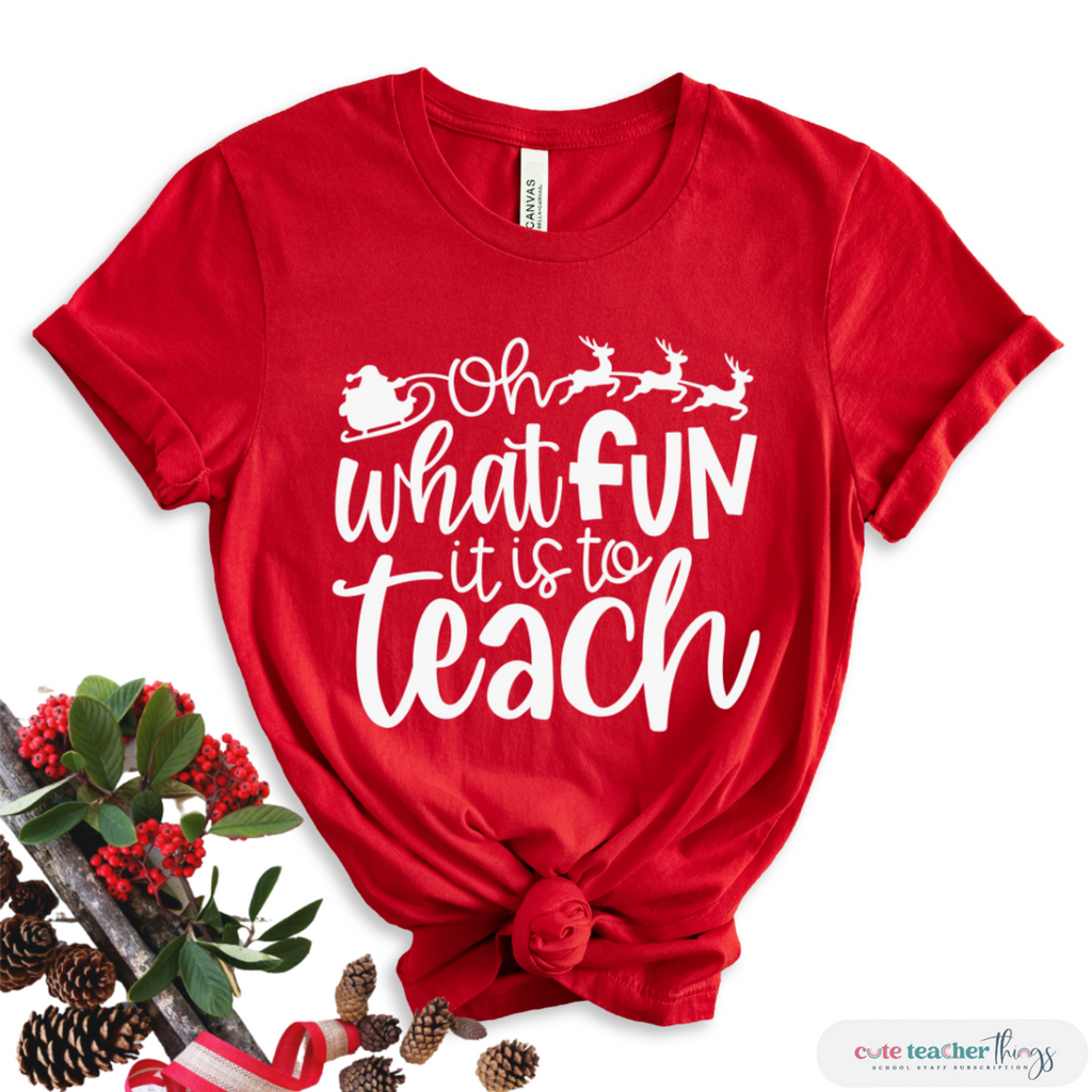christmas season teacher shirt