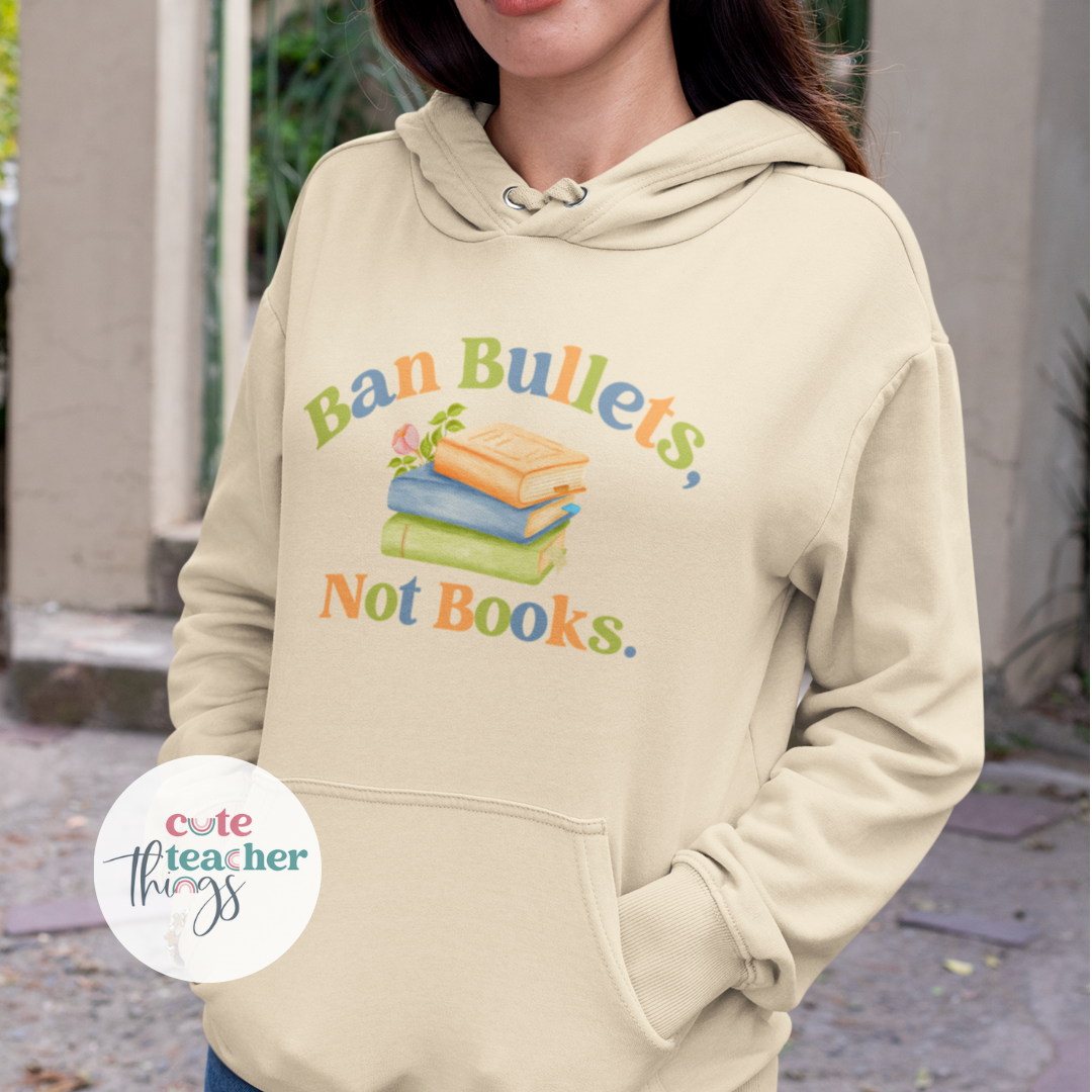 Ban Bullets Not Books Tee