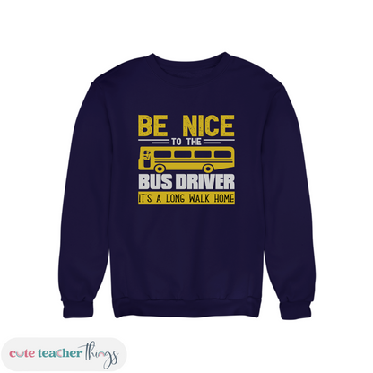 heavy blend, relaxed fit, bus driver ootd sweatshirt