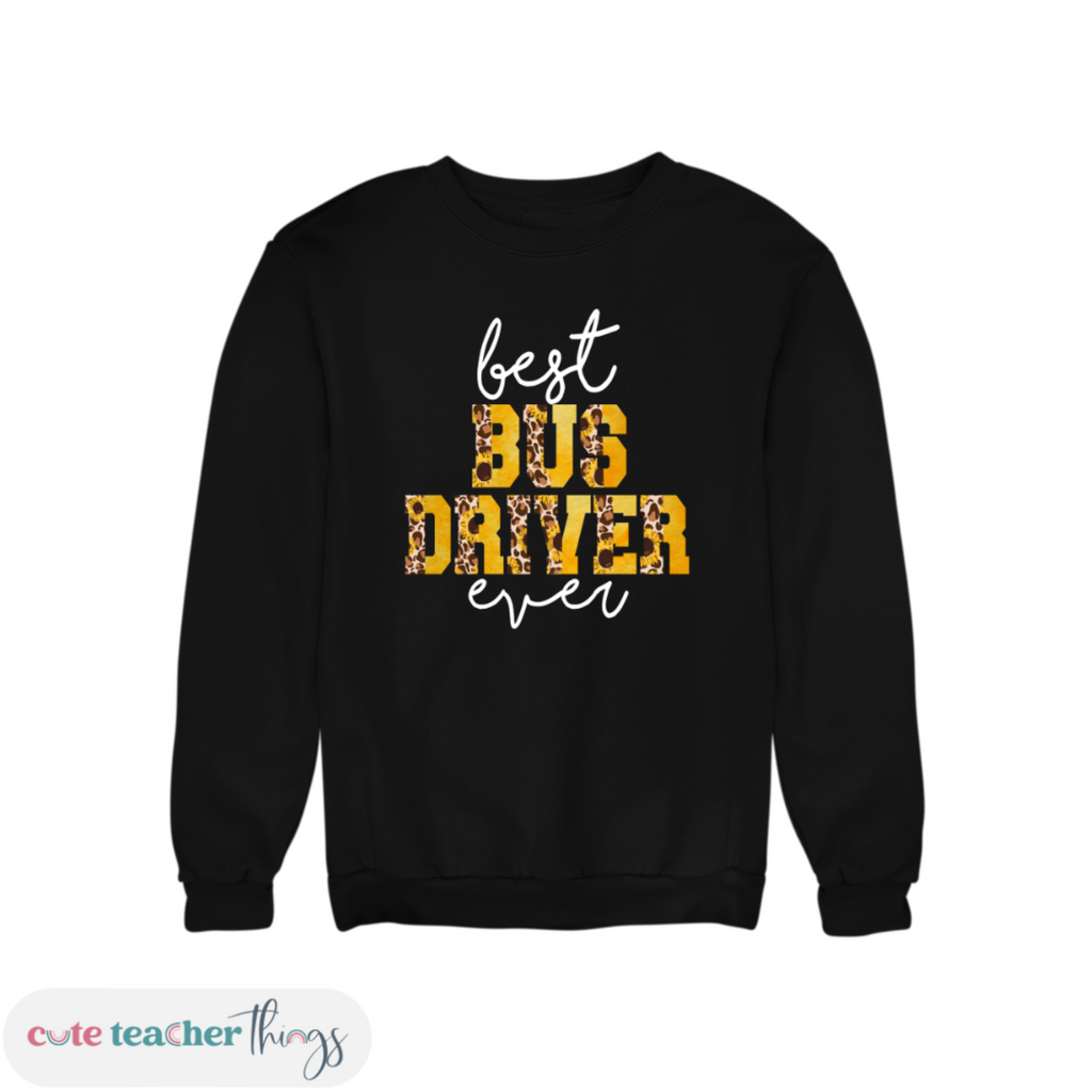 bust driver appreaciation sweater, motivational, gift idea for best bus driver