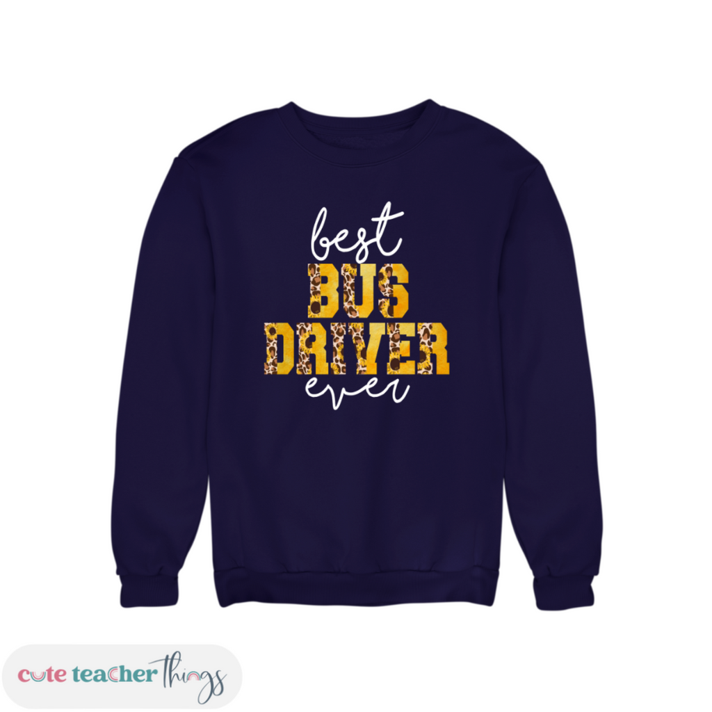 bus driver apparel, proud bus driver sweatshirt, bus driver squad