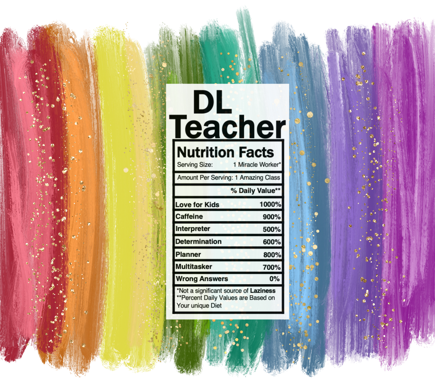  bright rainbow dl teacher nutrition facts svg