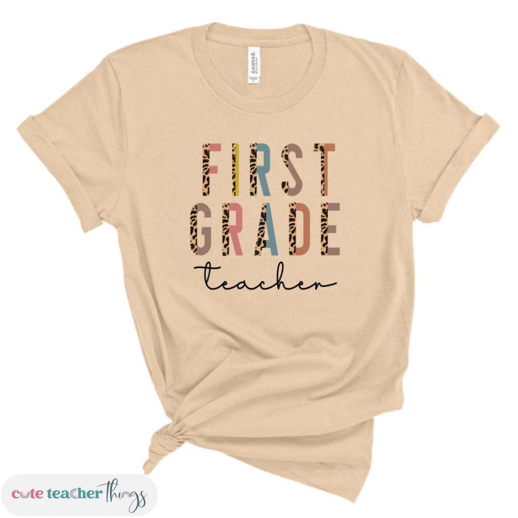 trendy teacher shirt, first grade team shirt, teachers day celebration outfit