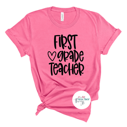 first day of school outfit, teachers day gift, grade level tee