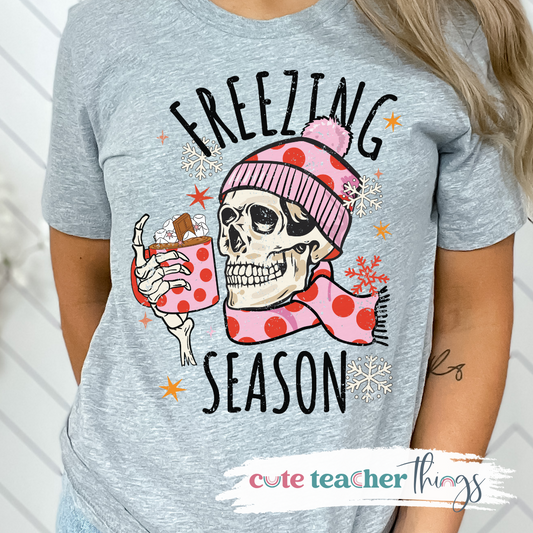 Freezing Season Skull Tee