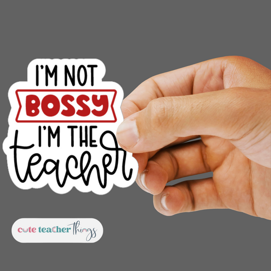 hydroflask decal, weather proof teacher sticker