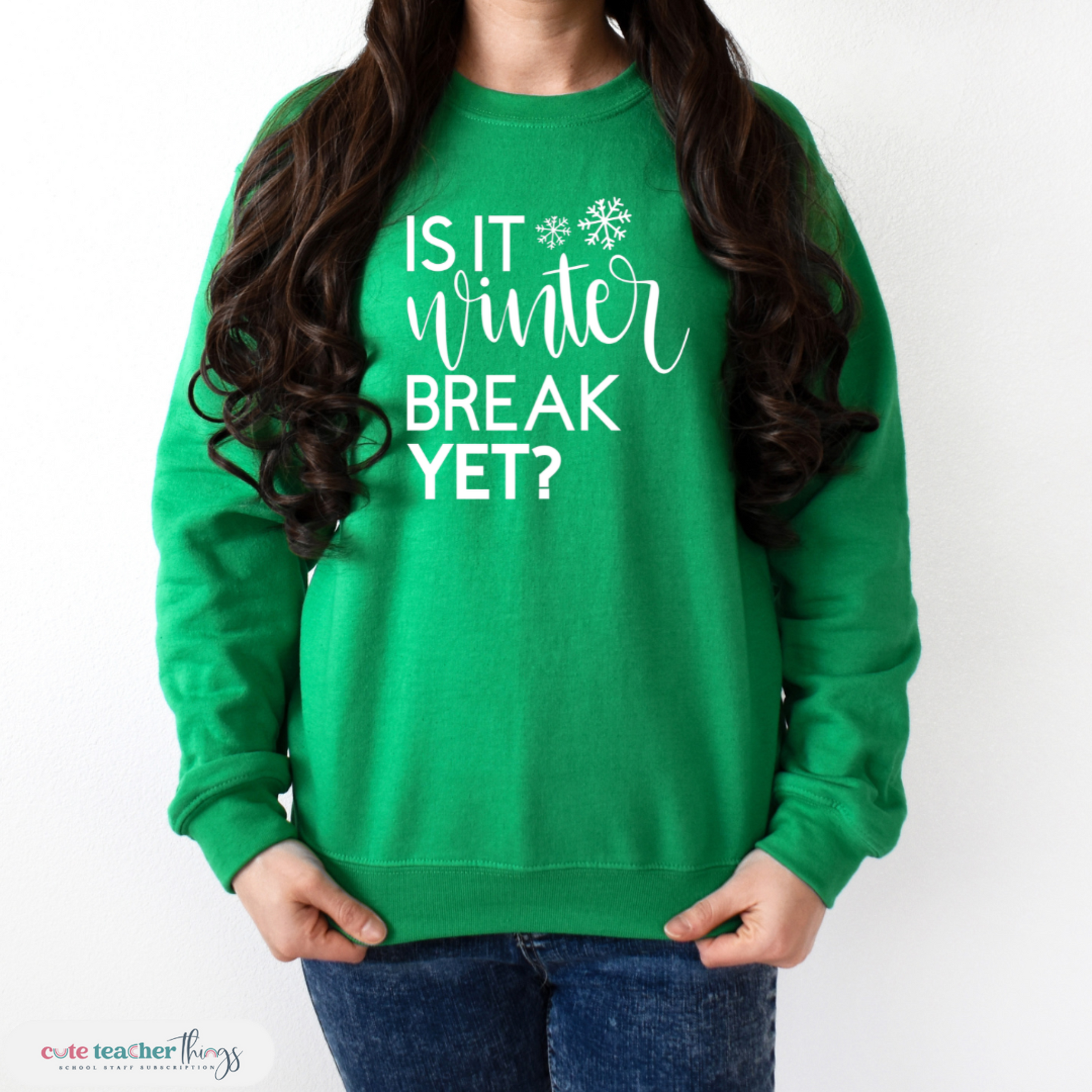 teacher winter sweatshirt