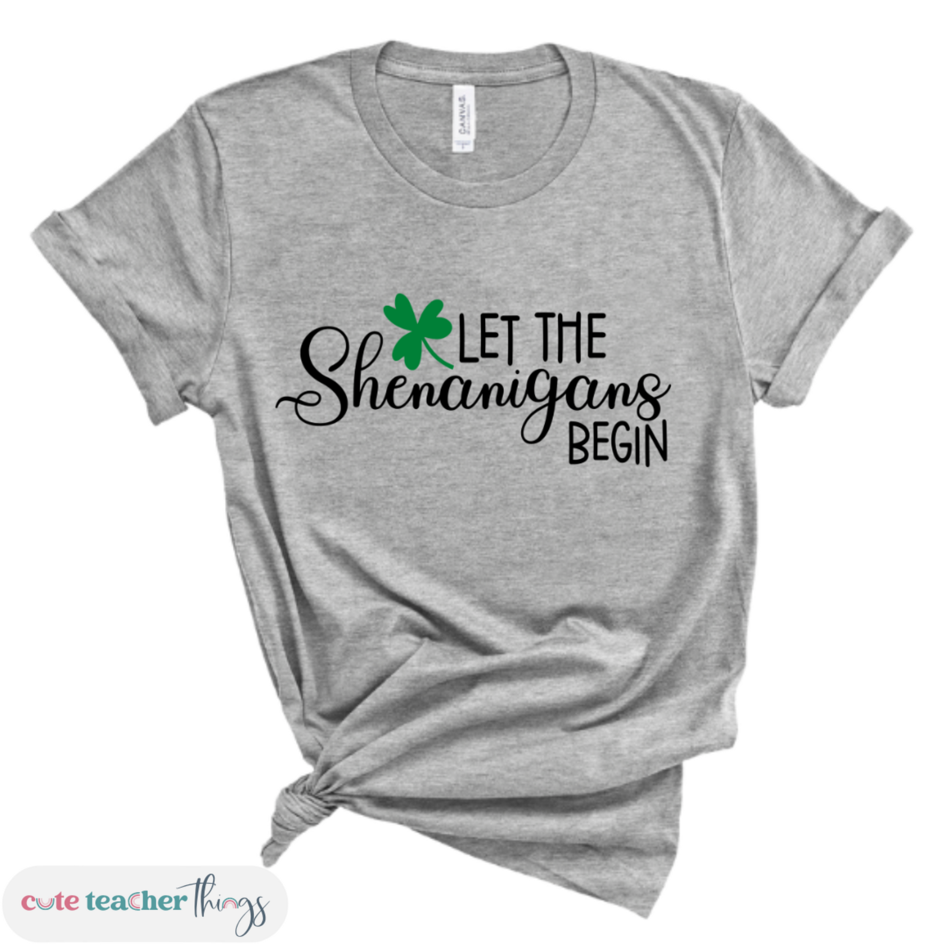 let the shenanigans begin tee, gift for st patricks day, teacher shirt