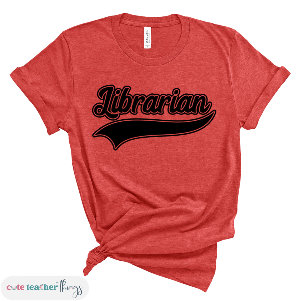 librarian trendy t-shirt