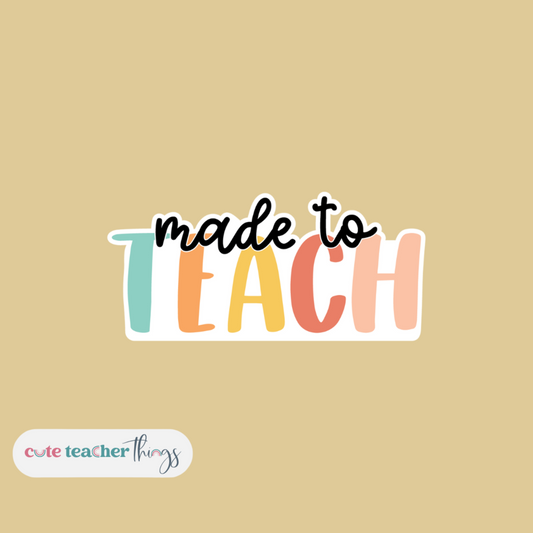 affirmation sticker, for favorite teacher, teacher sticker