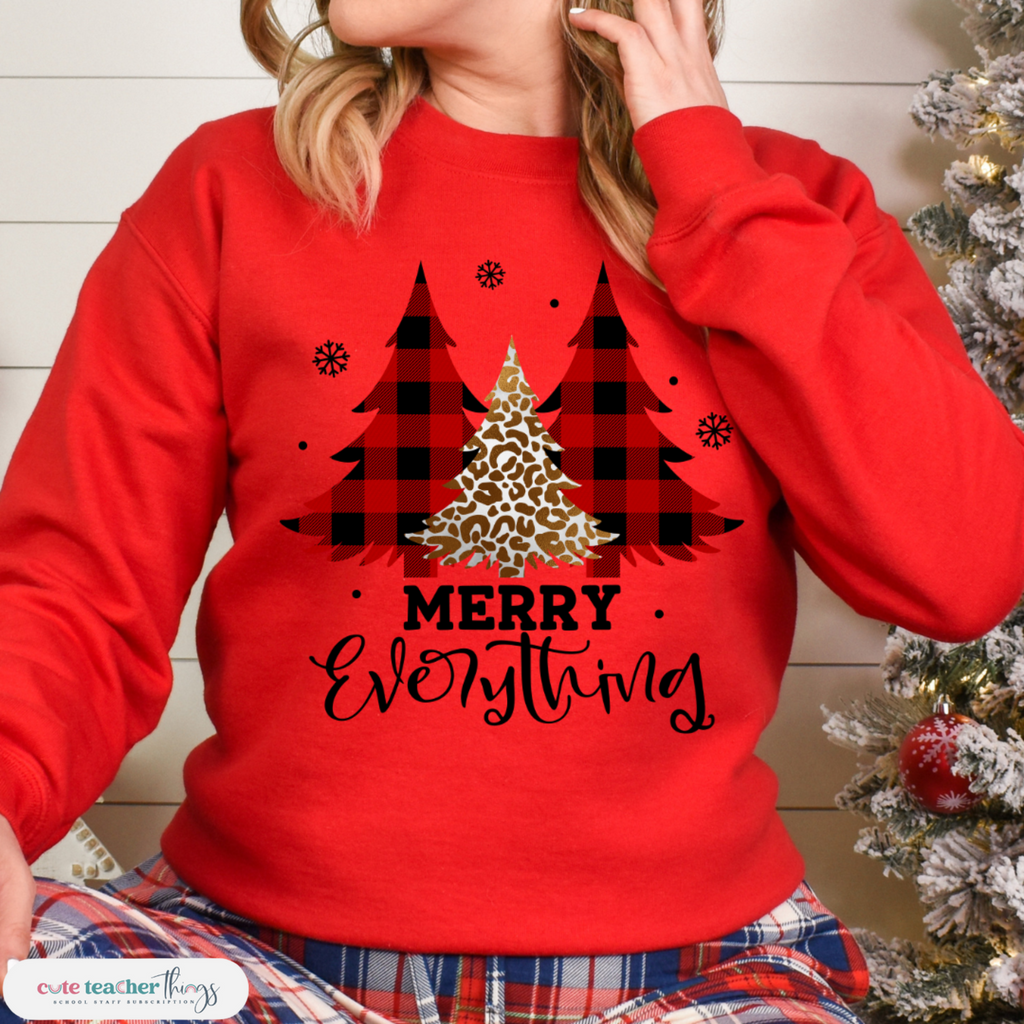 holiday graphic sweatshirt, for him and for her sweatshirt