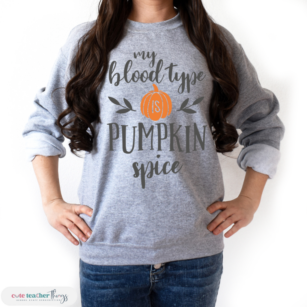 unisex pumpkin spice sweatshirt, thanksgiving party, halloween party