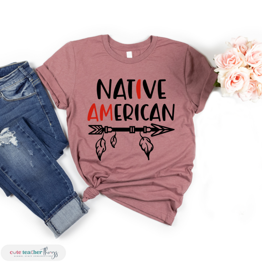 native american unisex t-shirt, native heritage, gift ideas for teachers