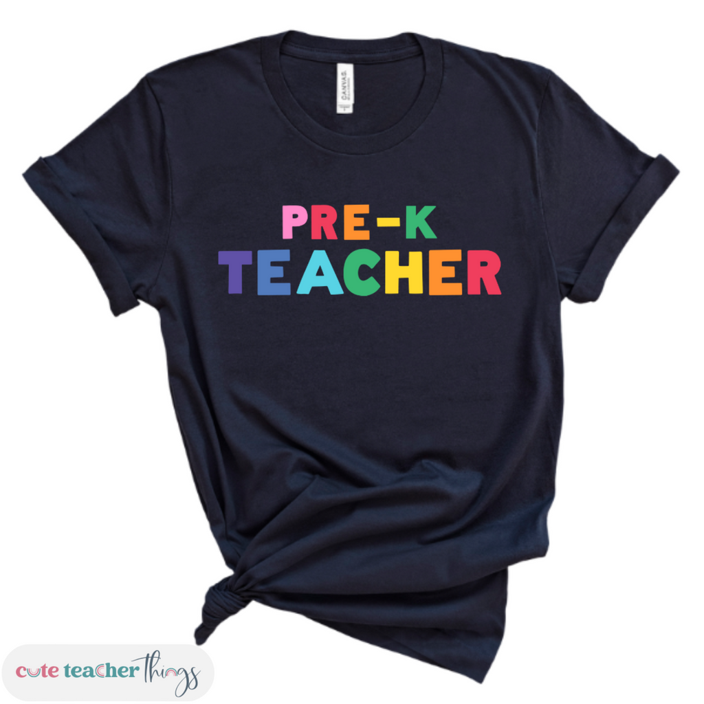 teacher's day celebration shirt, positive affirmation, pre-k teacher apparel