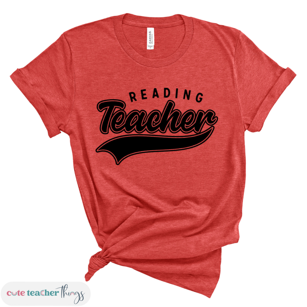 reading teacher team t-shirt, appreciation gift for best reading teacher