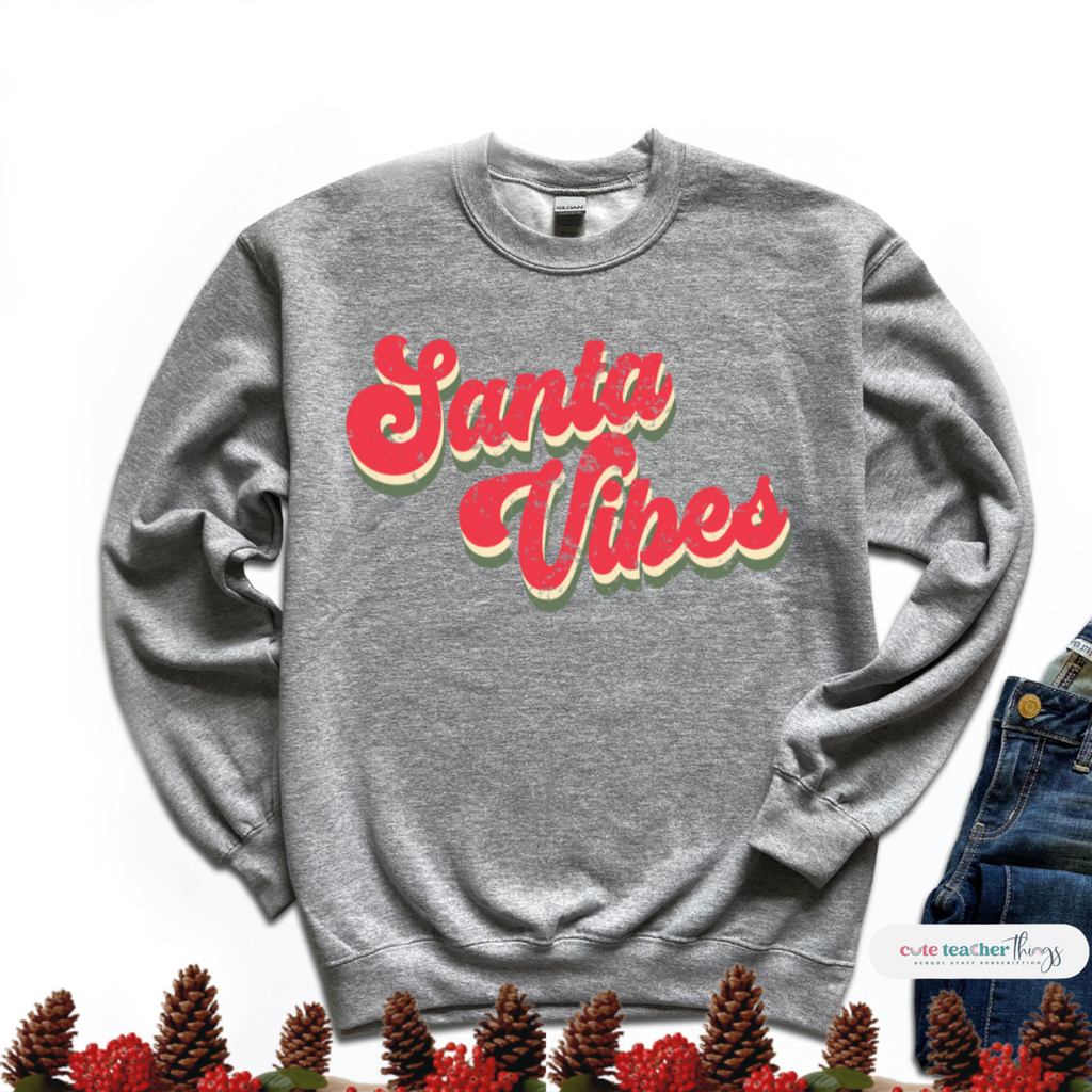 gift for christmas, holiday season, christmas vibes sweatshirt