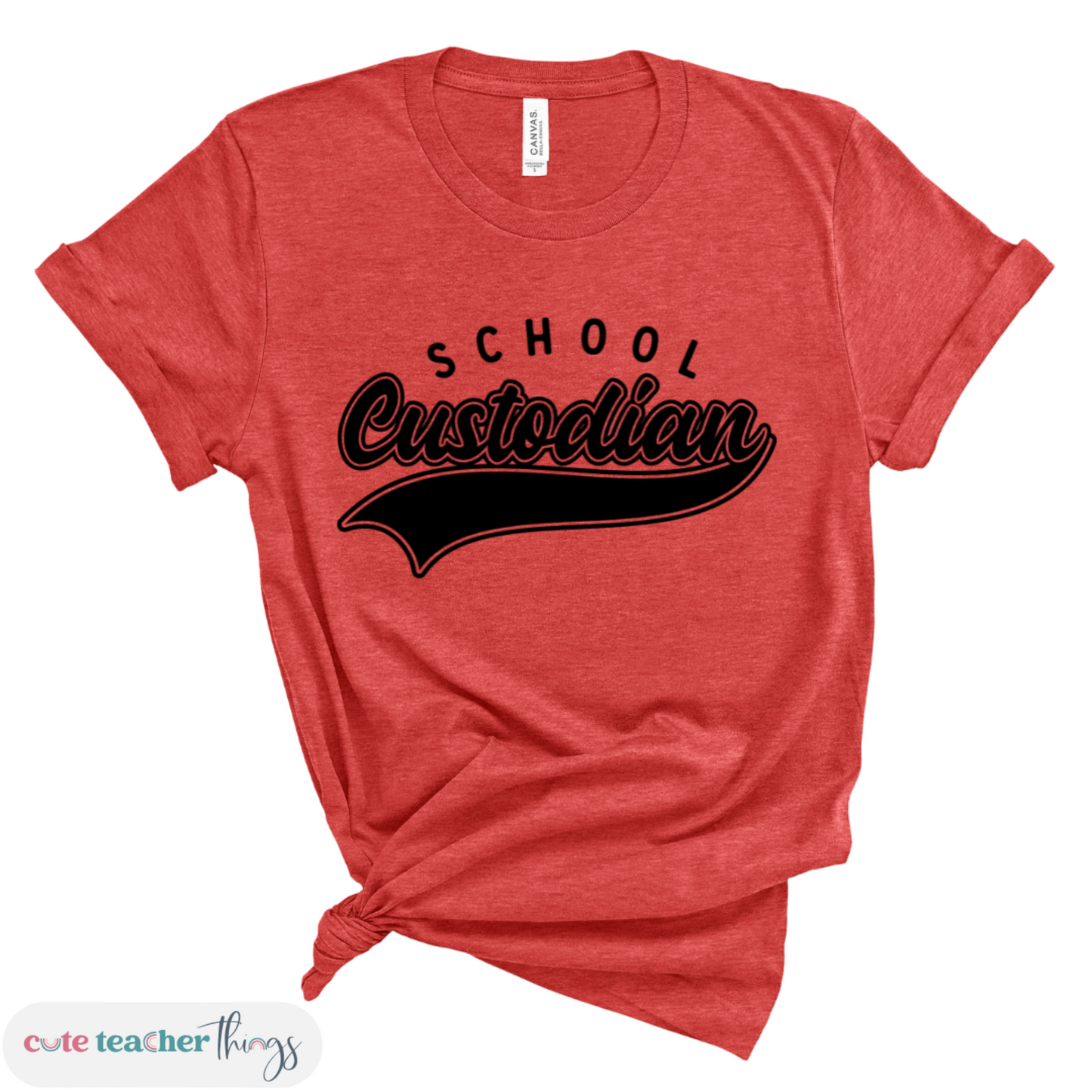 back to school t-shirt for school custodian, affirmation t-shirt