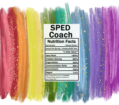 bright rainbow sped coach nutrition facts svg