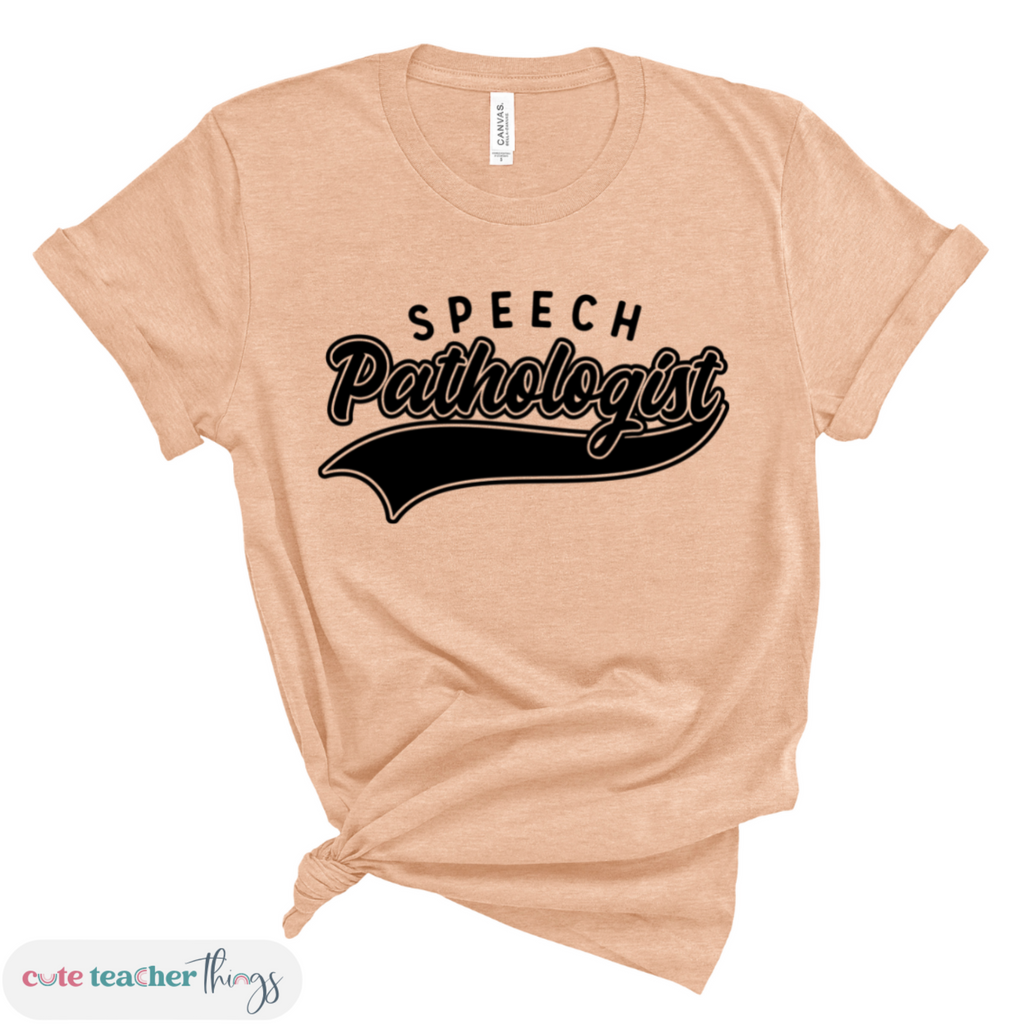 back to school t-shirt, speech pathologist clothing